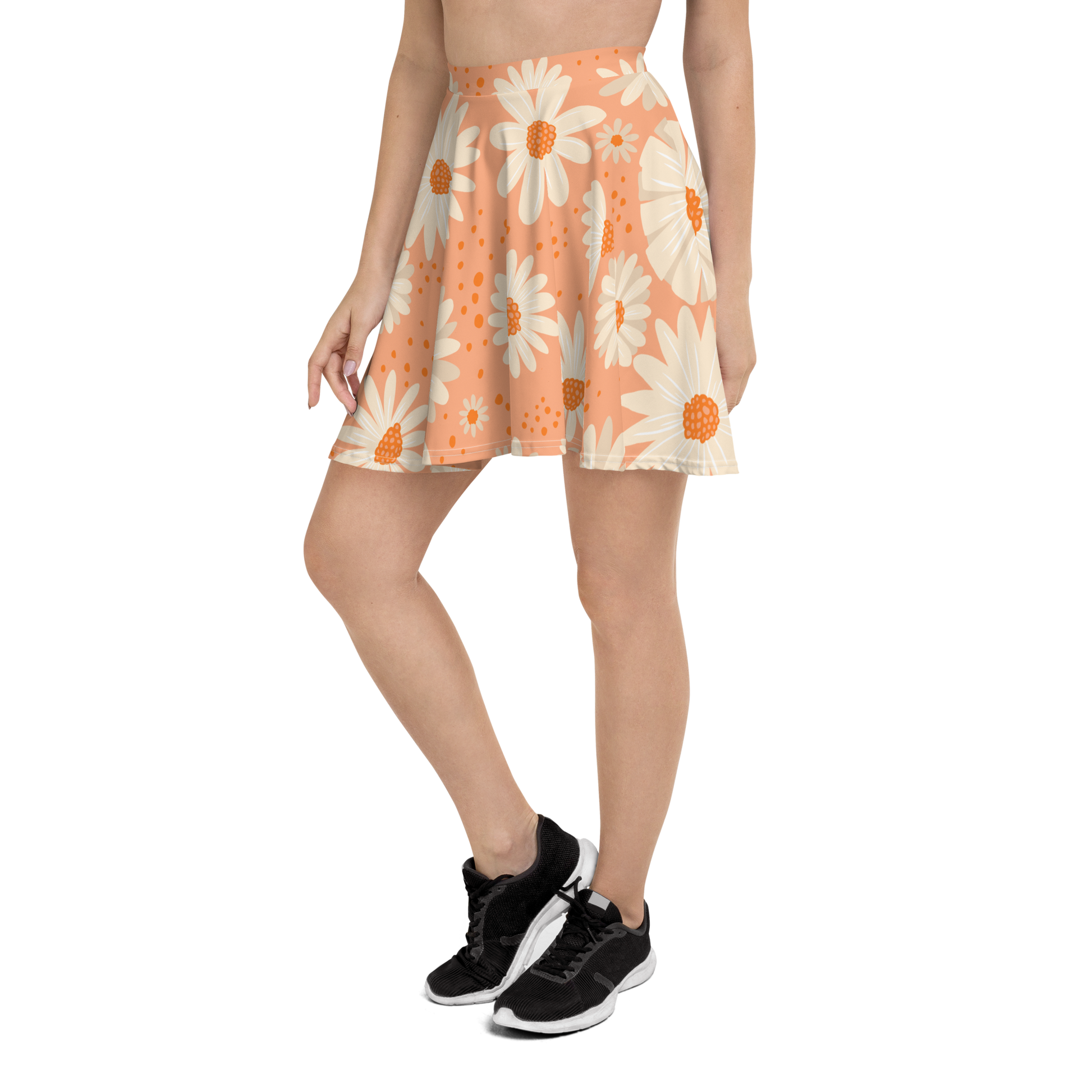 Long White Skirt Elegant High Waist Linen Circle Knee